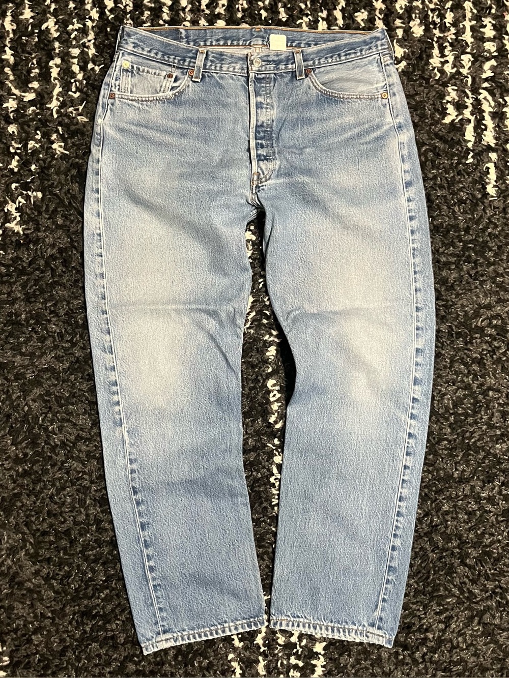 Vintage Levis 501 Jeans 38x32 / Fits 37x32 Stonewash Blue 2002 Y2K Guatemala